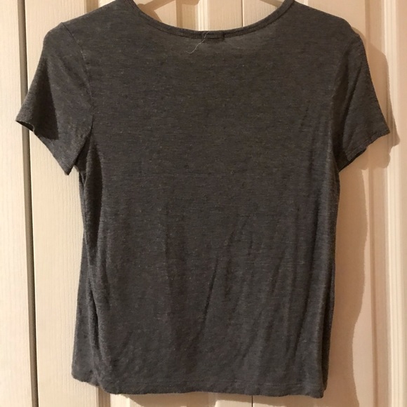 Gray tee shirt with cherries - Picture 2 of 3